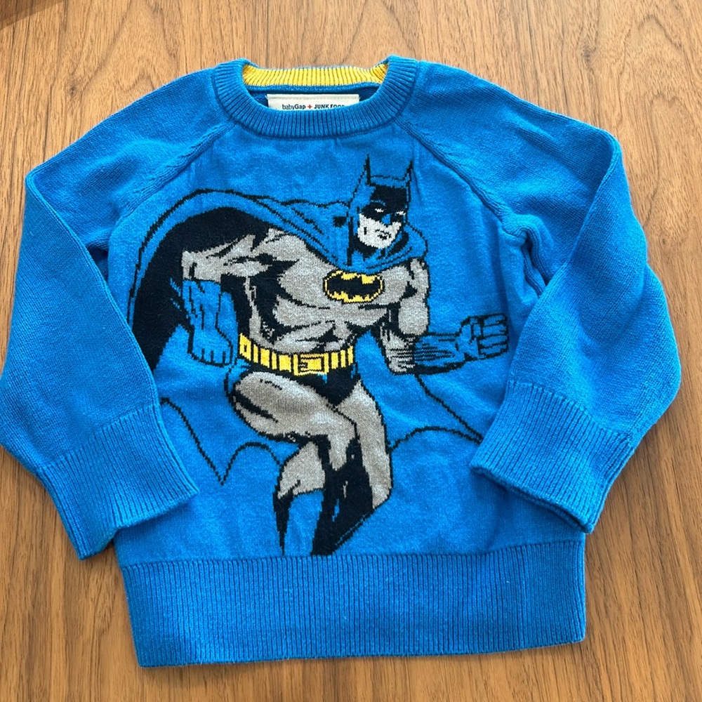 Baby gap 2T Batman blue sweater